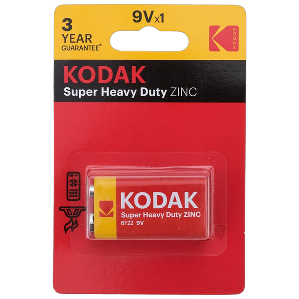 Батарейка Kodak Super Heavy Duty 6F22-BL1 (Крона)  в Мегионе