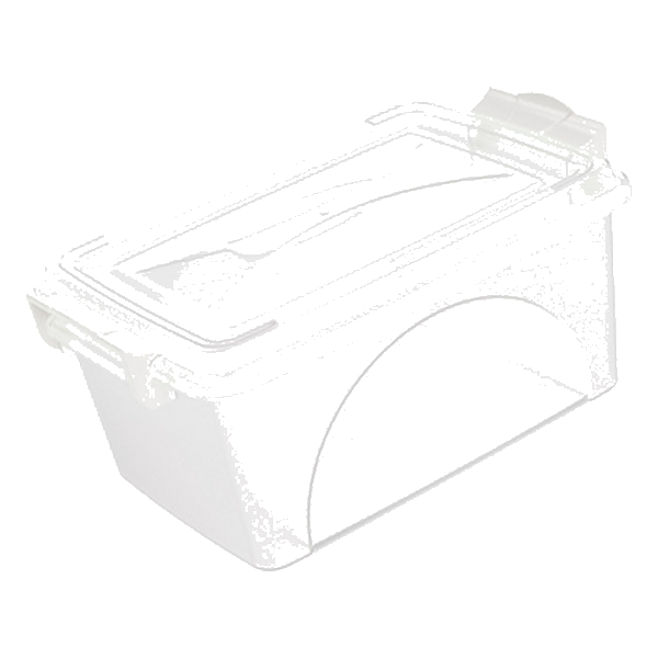 Контейнер для продуктов 4,5л. на защелках, прямоугольный  (М419) (уп.12) в Мегионе