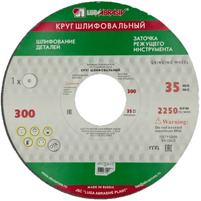 Круг шлиф. 300*40*76 63С 40 в Мегионе