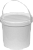 Ведро пластмассовое 11л круглое с крышкой, с ручкой ВП-11к в Мегионе