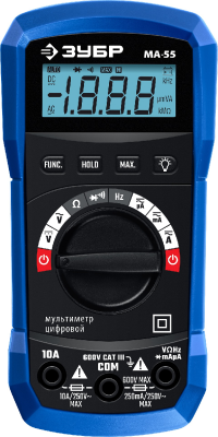Мультиметр цифровой Зубр MА-55 (59805) в Мегионе