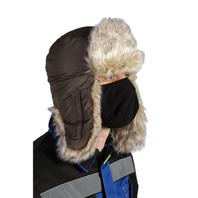 Шапка-ушанка ЕВРО волк (цв.хаки)