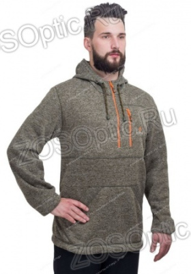 Толстовка трикотаж/флис Малахит (олива)