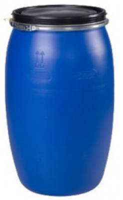 Бочка 127л. пластмассовая с хомутом в Мегионе