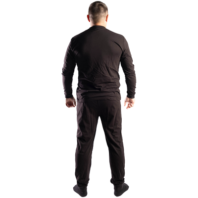 Белье нательное х/б мужское летнее (цв.Чёрный)