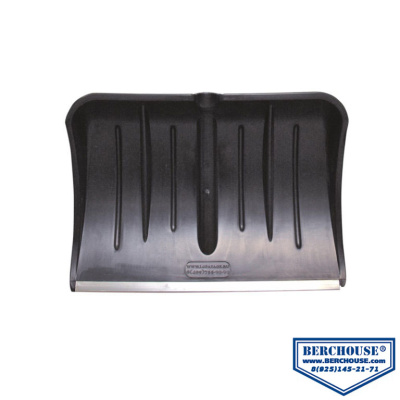 Лопата снеговая пластмассовая 530х370мм BERCHOUSE №13 с планкой в Мегионе