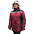 Куртка зимняя  СЕВЕРЯНКА женская (цв.бордовый+черный) в Мегионе