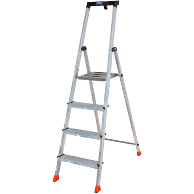 Стремянка  4 ступ. алюм. KRAUSE Safety 128942