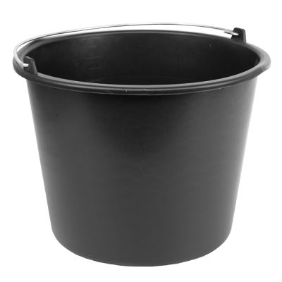 Ведро пластмассовое строительное 12л с Сибртех (81434) в Мегионе