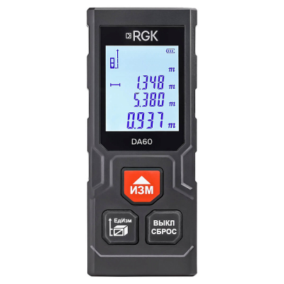 Дальномер лазерный 60 м. RGK DA60 в Мегионе