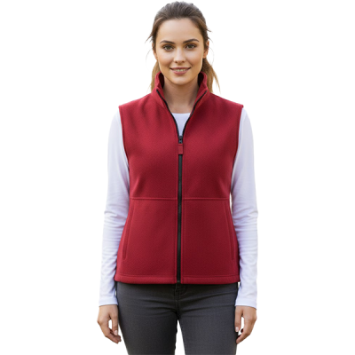 Жилет флисовый на замке (темная вишня) в Мегионе