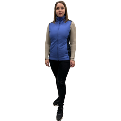 Жилет утепленный ЛАДОГА (на молнии) василек+синий в Мегионе