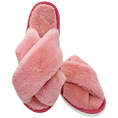   Тапочки домашние женские закр.цв.пыльно-розовый в Мегионе