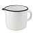 Кружка 1,0л. эмал. с носиком,без рисунком,б/крышки(40104-072) в Мегионе