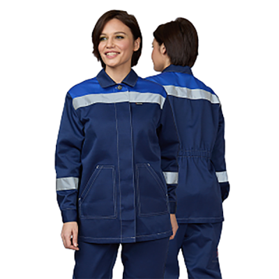 Костюм летний женский ПАНТЕОН брюки (цв.синий+василек) в Мегионе