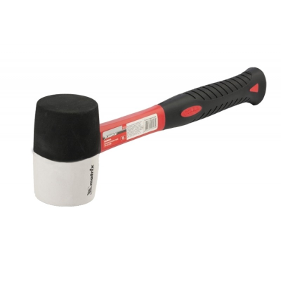 Киянка 450г рез. боек черная-белая MATRIX (11171) в Мегионе