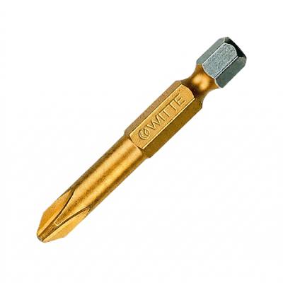 Бита 1/4 Ph2 50мм. WITTE TIN титан (275522000) в Мегионе