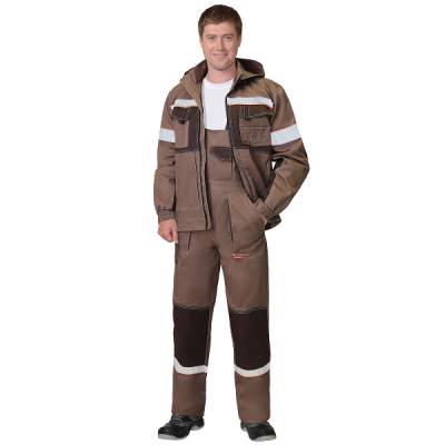 Костюм летний Сириус-РОДОС (цв.коричневый) в Мегионе