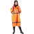 Плащ влагозащитный с СВП  цв.оранжевый в Мегионе