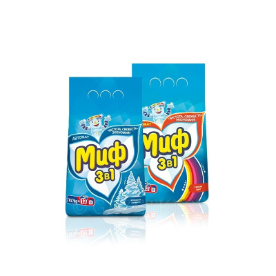 Стиральный порошок Миф автомат 2кг в Мегионе