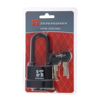 Замок навесной всепогодный ВС1Ч-375ПД АЛЛЮР удлиненная дужка (7831) в Мегионе