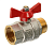 Кран шаровой 3/4" ВР-НР DN-20 бабочка Valtec base, внутренняя/наружная резьба (2994701) в Мегионе