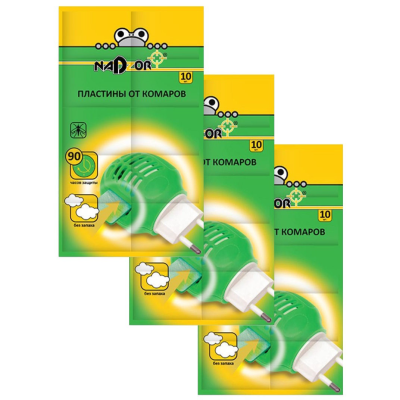 Пластины антикомарные NADZOR (10шт)  в Мегионе