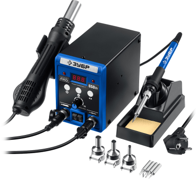 Станция паяльная ПСР-650 Зубр (55427)