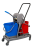 Тележка уборочная 2х20л пластик с отжимом в Мегионе
