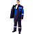 Костюм зимний КлинОйл (тк.огнестойкая+антистат) цв. синий+василек в Мегионе