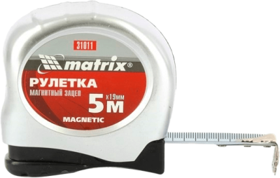 Рулетка  MATRIX MAGNETIC  5м *19мм магнитный зацеп (31011) в Мегионе